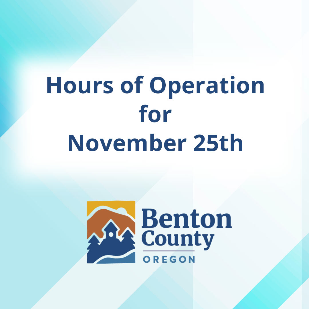 Hours of operation for November 25th