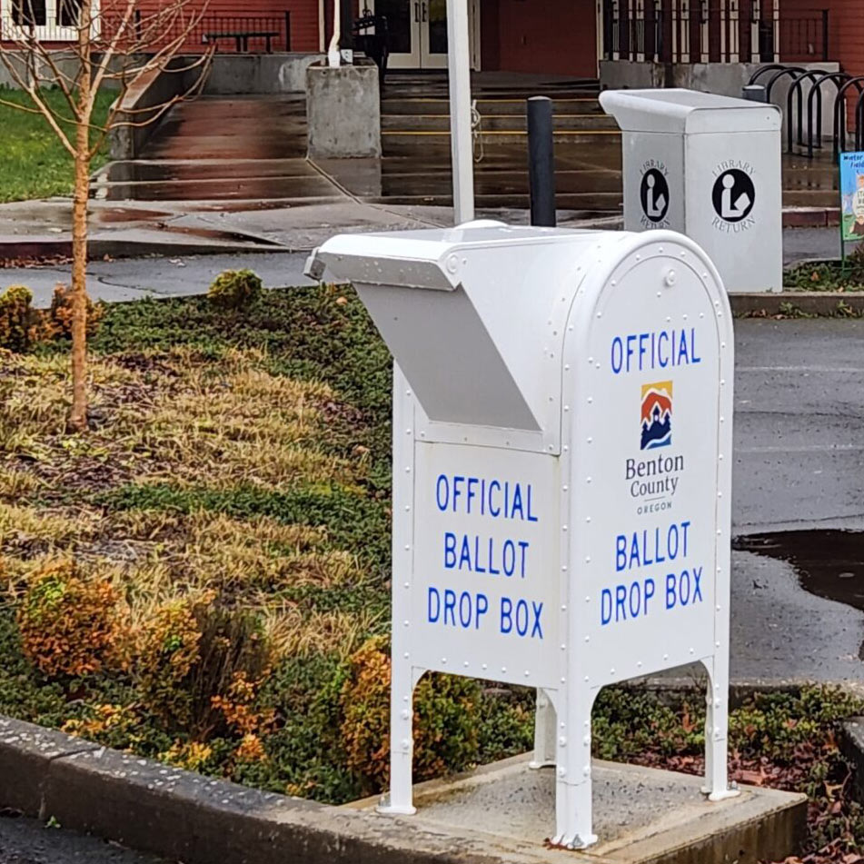 Official Benton County ballot drop box